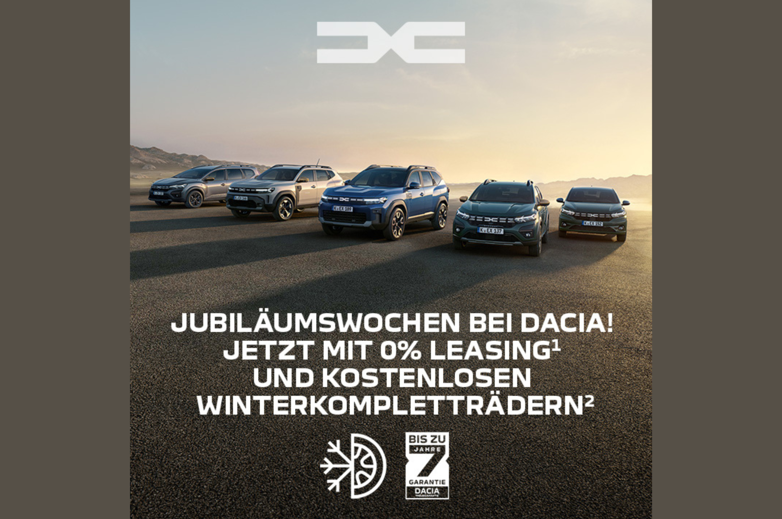 Jubiläumswochen bei DACIA!