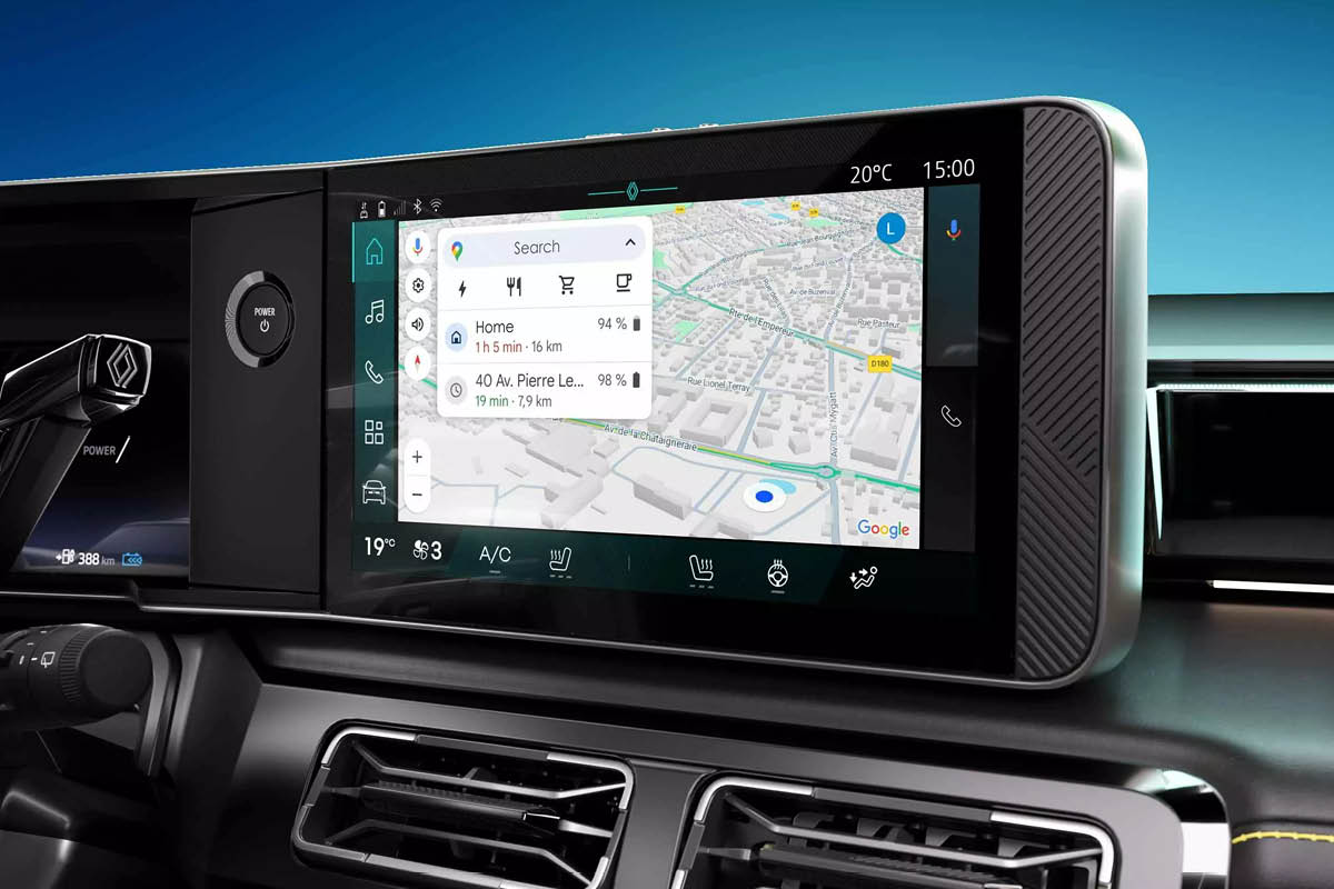 Renault R4 E-Tech, Bildschirm