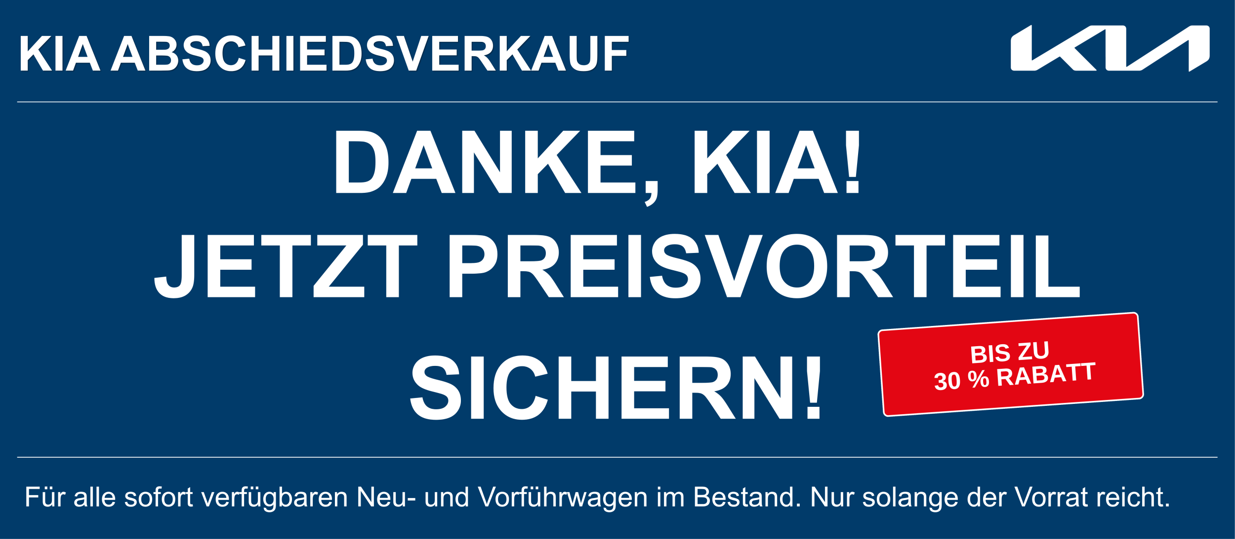 Kia Abverkauf