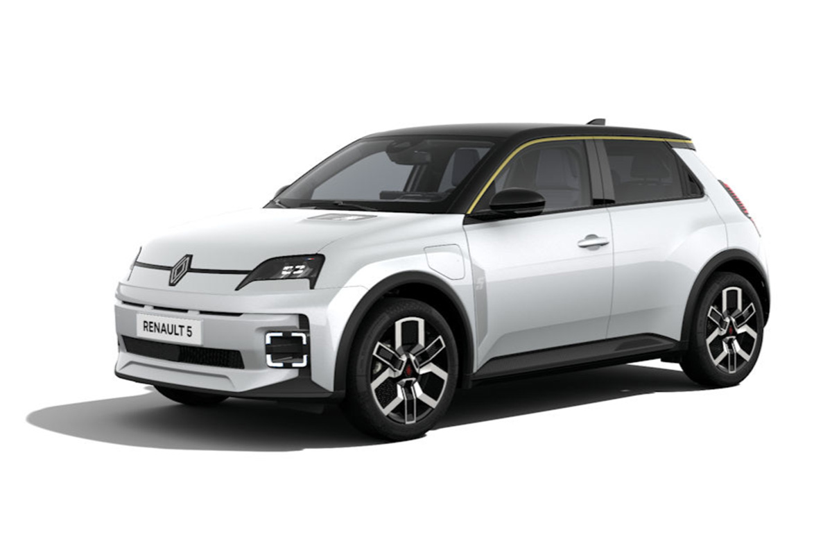 weißer Renault 5 E-Tech