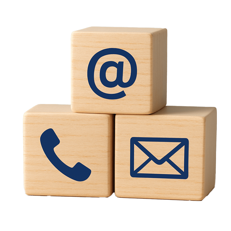 Schraubenschlüssel und einen Schlitzschraubendreher mit blauem Griff, die sich kreuzen.