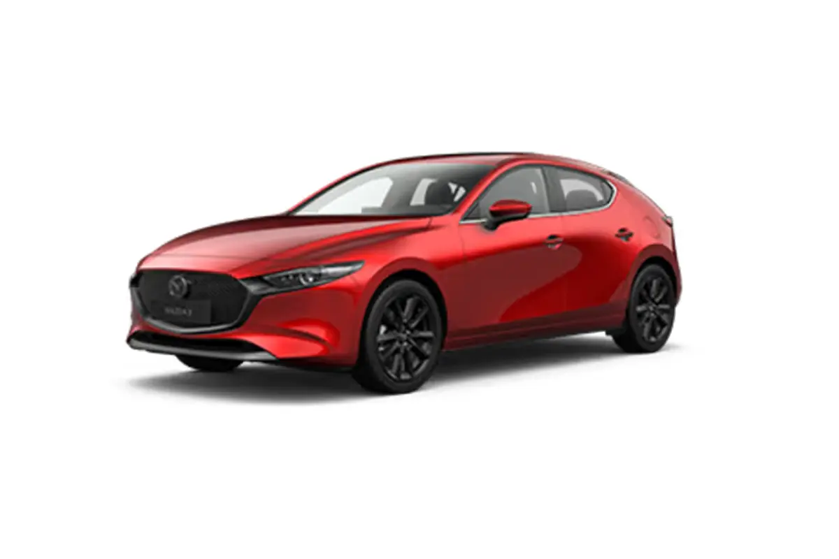 roter Mazda 3