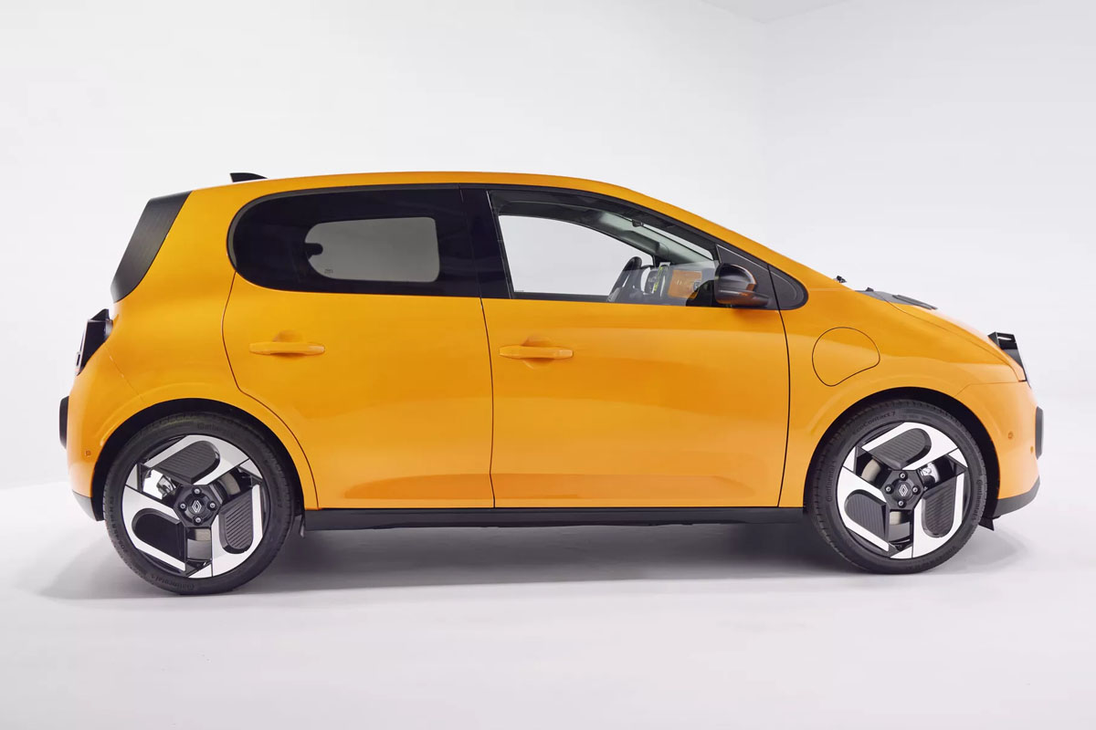Orangener Twingo Seite